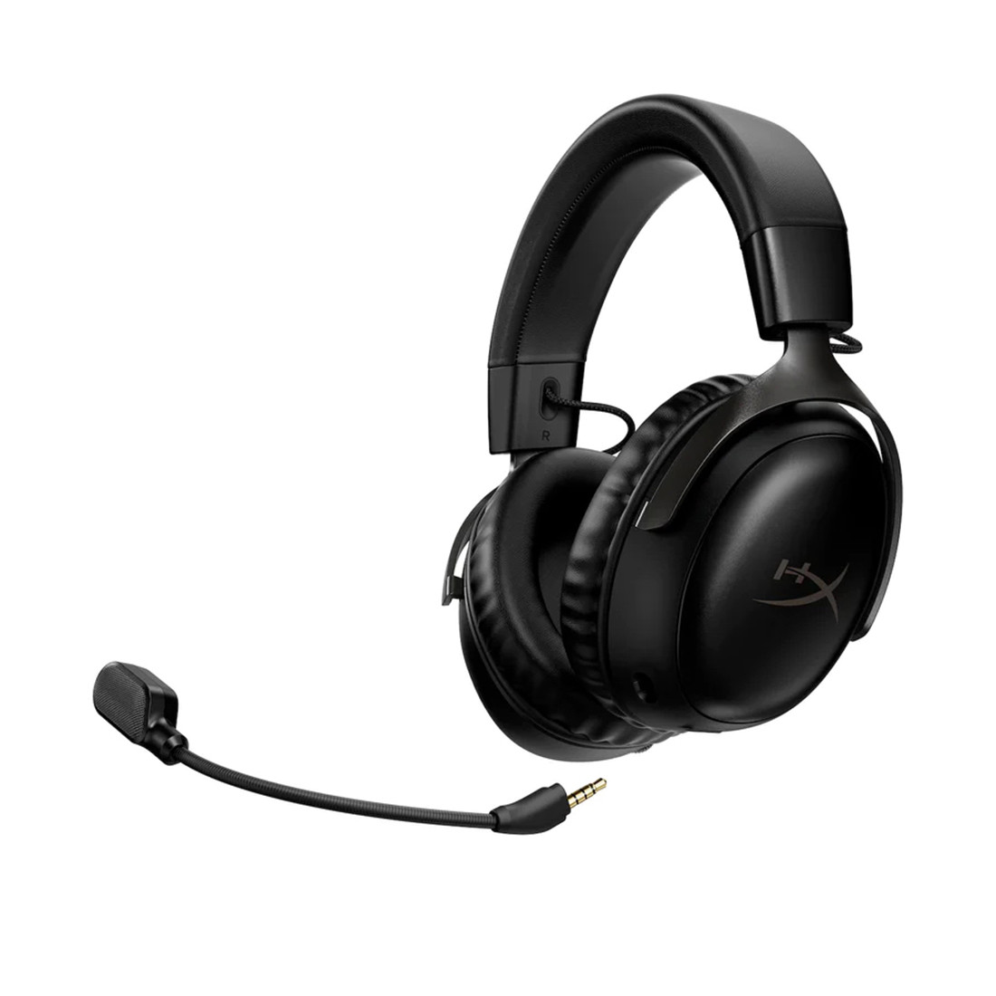 HyperX 77Z45AA Наушники-гарнитура игровые беспроводные Cloud III - Gaming Headset (Black), Микрофон съёмный гибкий, Чёрный-Красный