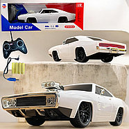 Jh-Pc5A Dodge Charger (белый) машина р/у 4 функции с аккум 37х13см, фото 5