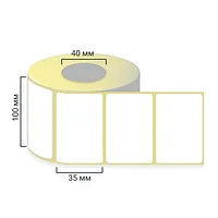 Термоэтикетка самоклеющаяся 100х35 (1000 этикеток в рулоне)