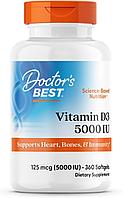 БАД Витамин D3, 5000 IU (360 капсул) Doctor's best
