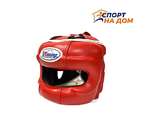 Бамперный шлем боксерский Winning Boxing Red (размер S-M)