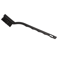 Мини щетка односторонняя жесткая, черная щетина LERATON HARD MINI BRUSH BR14