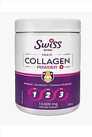 Swiss Bork® Multi Collagen Powder ( Коллаген 1-2-3 с гиалуроновой кислотой и витамином С. 10000 мг ) 330 гр