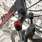 Городской Велосипед "Axis" 700 MD со скоростями (3*7). 28 колеса. Гибридный велосипед. 17 рама. Черно-красный., фото 3