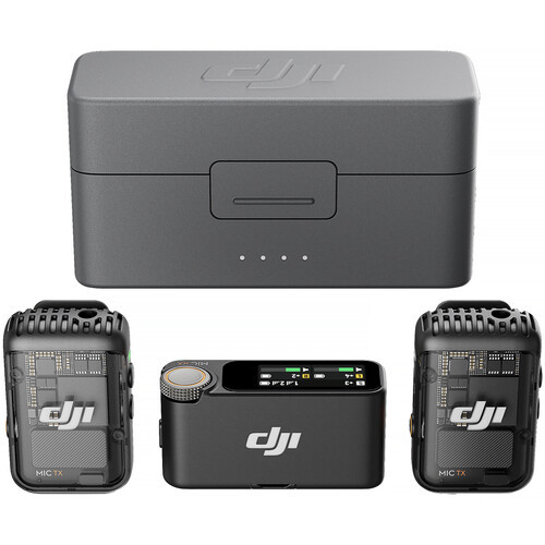 Микрофон DJI Mic 2 Compact 2-Person (2 TX + 1 RX + Charging Case), фото 1