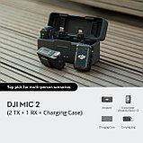 Микрофон DJI Mic 2 Compact 2-Person (2 TX + 1 RX + Charging Case), фото 5