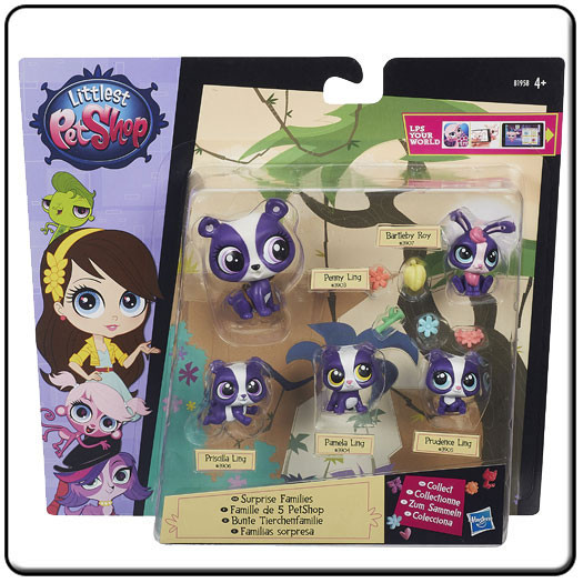 Hasbro Littlest Pet Shop "Большая семейка" - Панды
