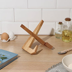 Подставка деревянная для книг, планшетов Adelica, 16,5×12,5×16,5 см, длина 1 детали 22,5 см, берёза