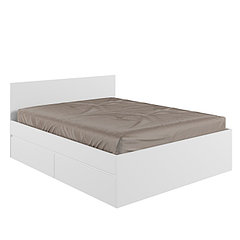 Кровать «Мадера», с ящиками и основанием, спальное место 1600×2000 мм, белый