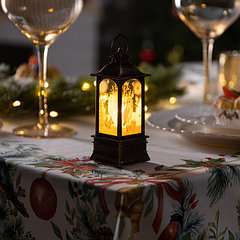 Светодиодная фигура «Бронзовый фонарь с совой» 5 × 12 × 5 см, пластик, батарейки AG13х3 (в комплекте ...