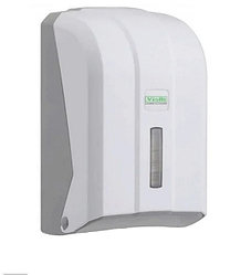 Диспенсер Vialli для листовой туалетной бумаги (Белый) K6