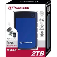 Жесткий диск внешний Transcend TS2TSJ25H3B
