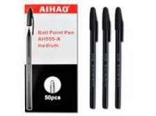 Ручка шариковая AIHAO 555, 0,5мм черная