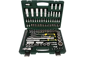 Набор инструмента универсальный, KRAFTOOL X-Drive 108, 108 предм., (1/2"+3/8"+1/4")