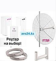 HUAWEI CPE H155-380модем WI-FI роутер 4G/5G TELE2/ALTEL/K-CELL Антенна KROKS KNA27-1700/4200 27дб