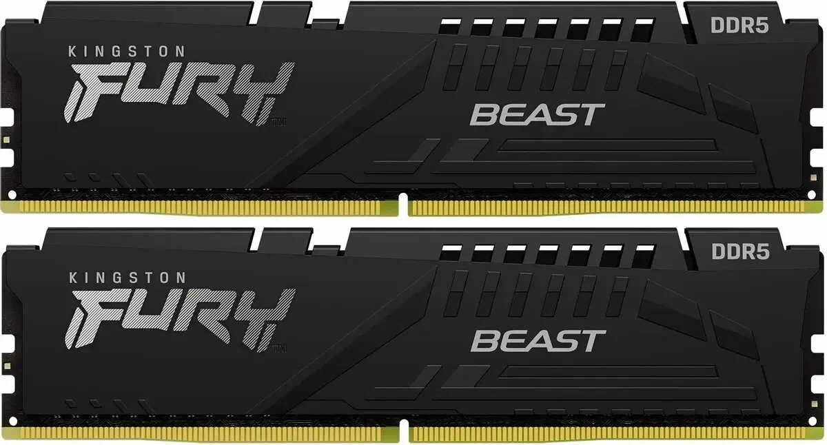 Комплект модулей памяти Kingston Fury Beast (AMD+Intel)  KF560C36BBE2K2-32  DDR5  32 GB DIMM kit  (2x16GB), фото 1