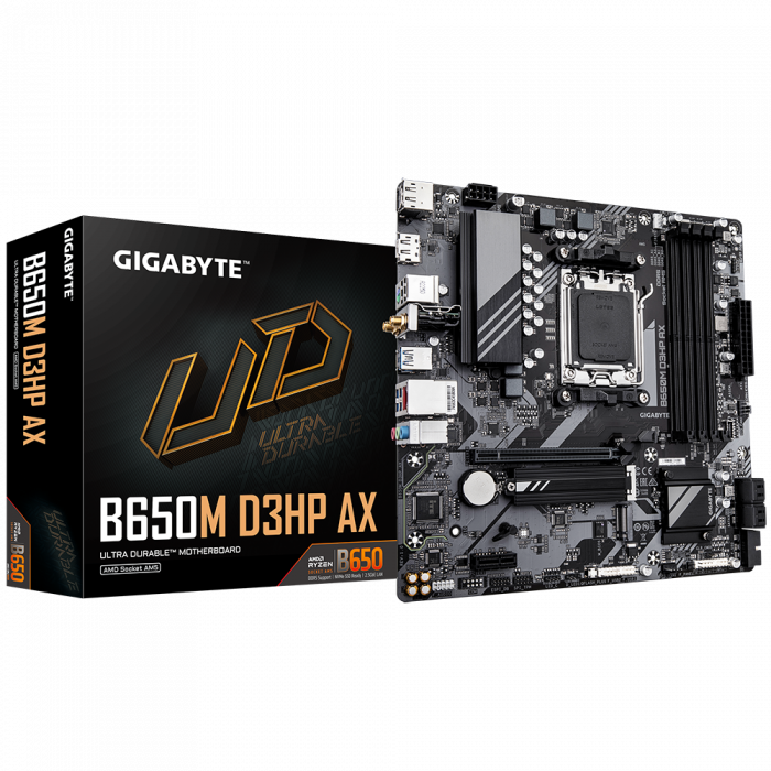 Материнская плата Gigabyte B650M D3HP AX 1.0 BOX