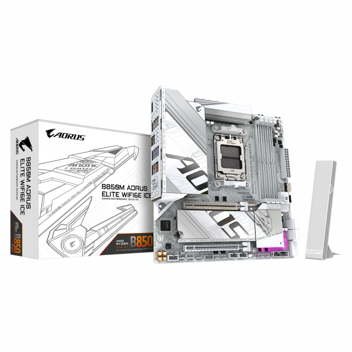 Материнская плата Gigabyte B850M A ELT WF6E ICE 1.0 BOX