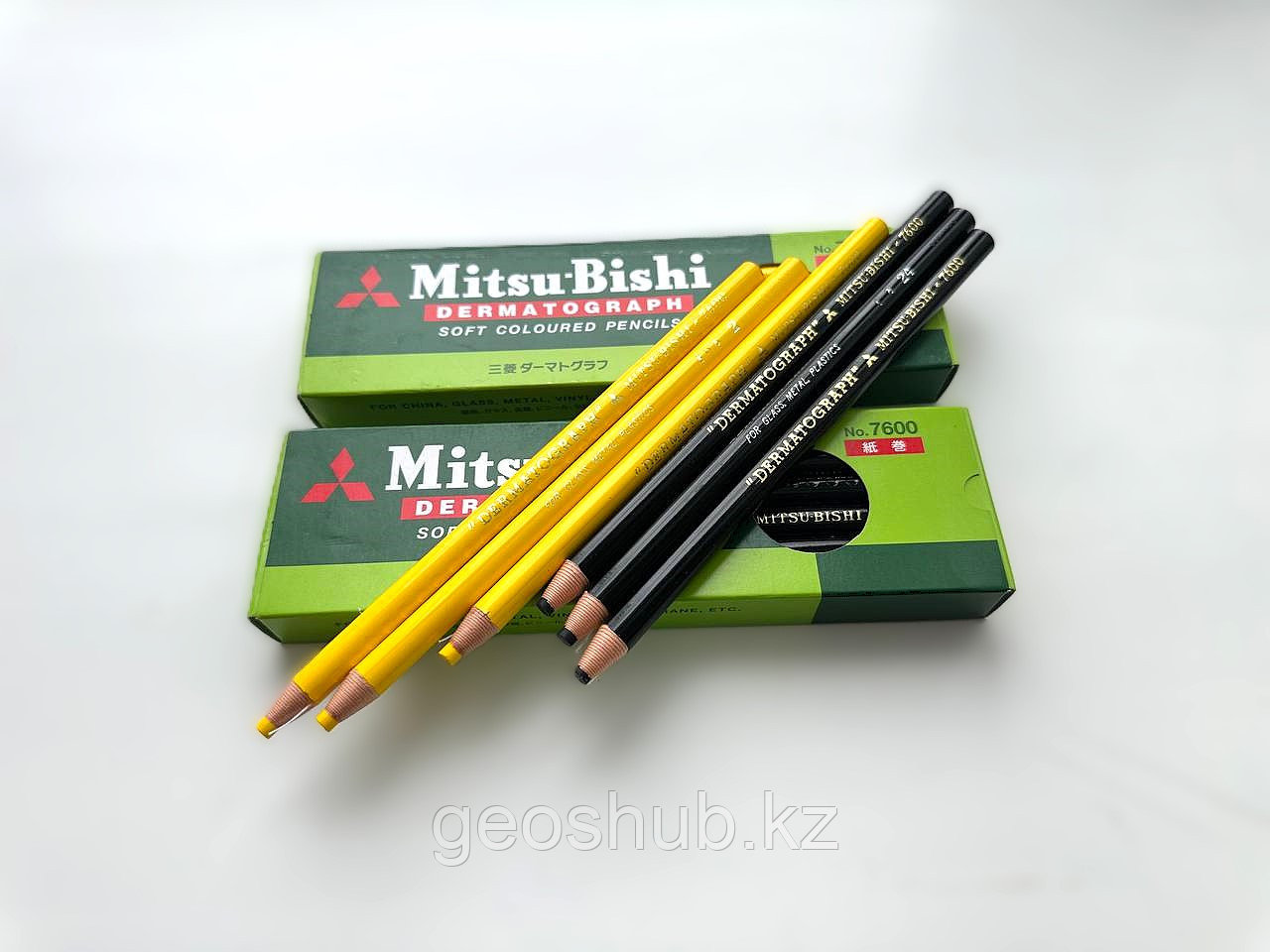 Разметочные восковые мелки Mitsubishi Dermatograph Soft для геологов