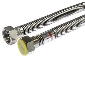 Подводка д/газа сильфон. 1/2" г/г 150см, фото 1