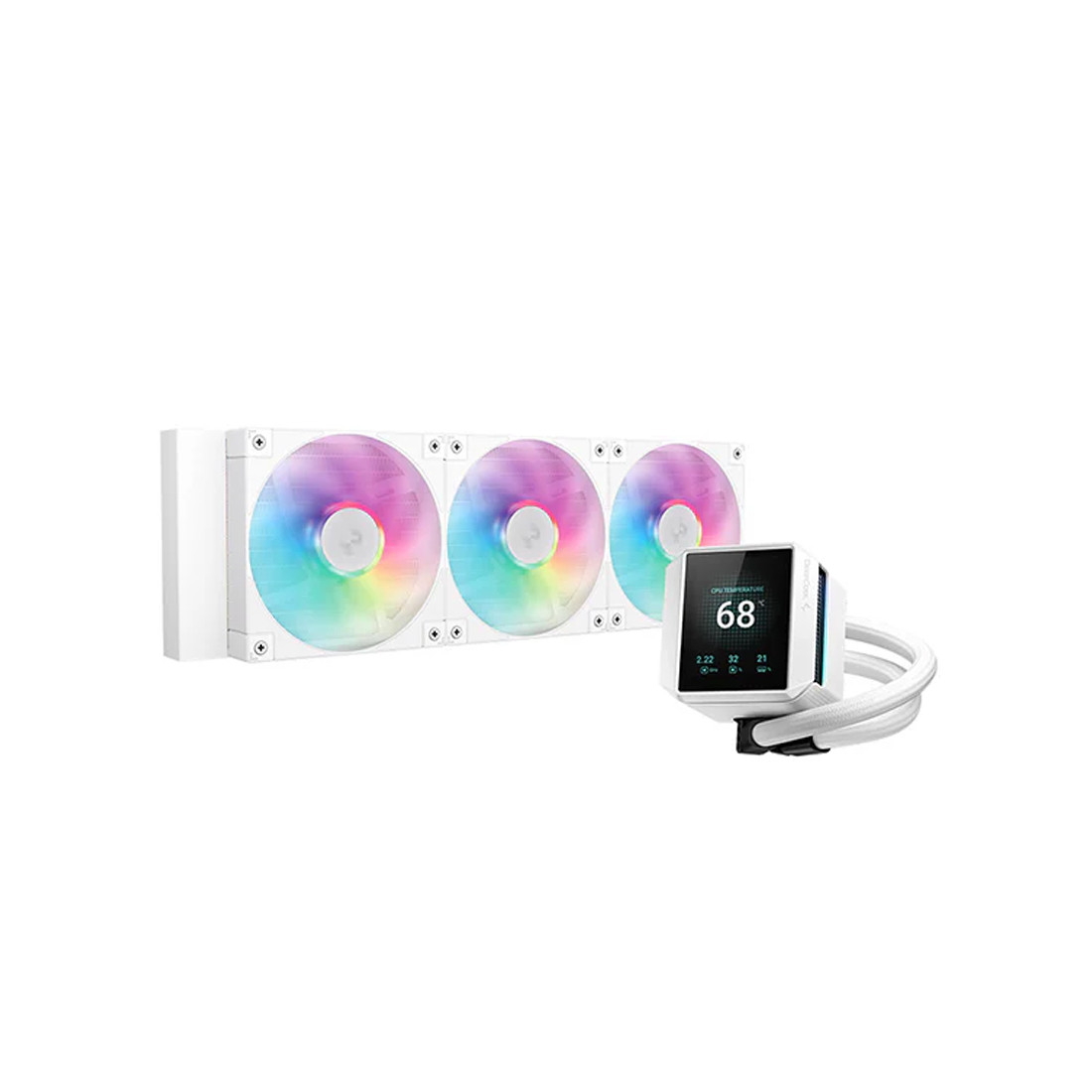 Кулер с водяным охлаждением Deepcool MYSTIQUE 360 WH ARGB 2-028630 R-LX360-WHDSNMCP-G-1