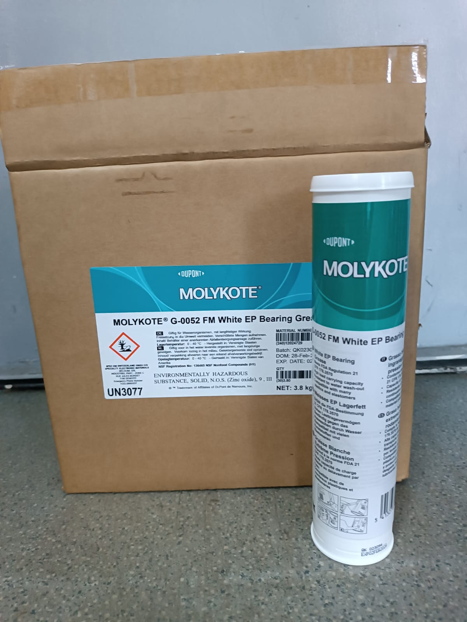 Molykote G-0052 FM White EP Bearing Grease, 380г