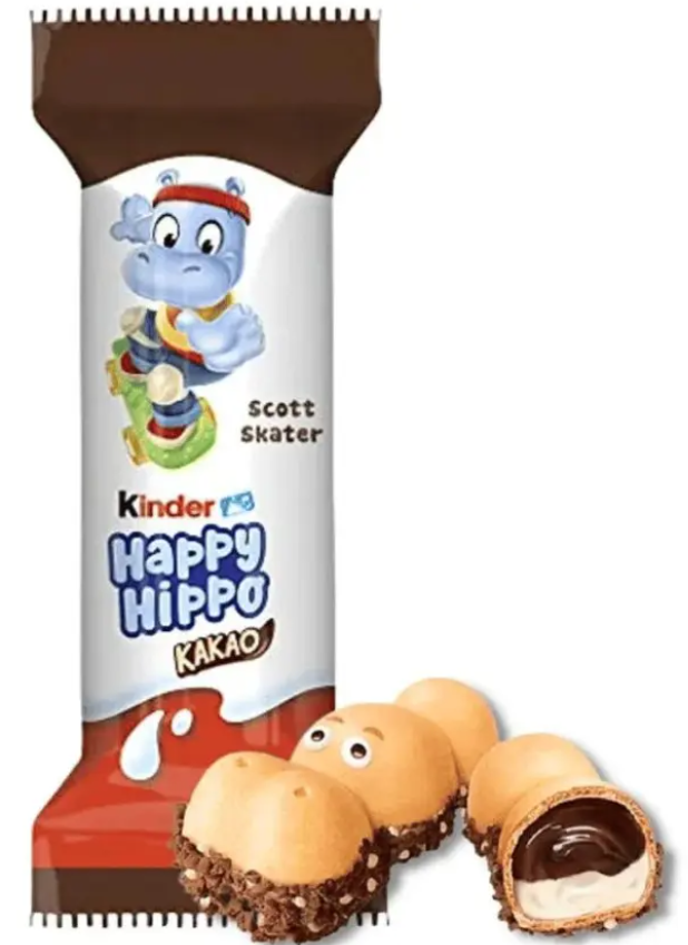Батончик Kinder Happy Hippo Какао 20.7 гр. (28 шт в упак)
