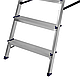 Стремянка алюминиевая 6 ступеней, нагрузка 150 кг Россия, Сибртех - фото 4 - id-p98273378