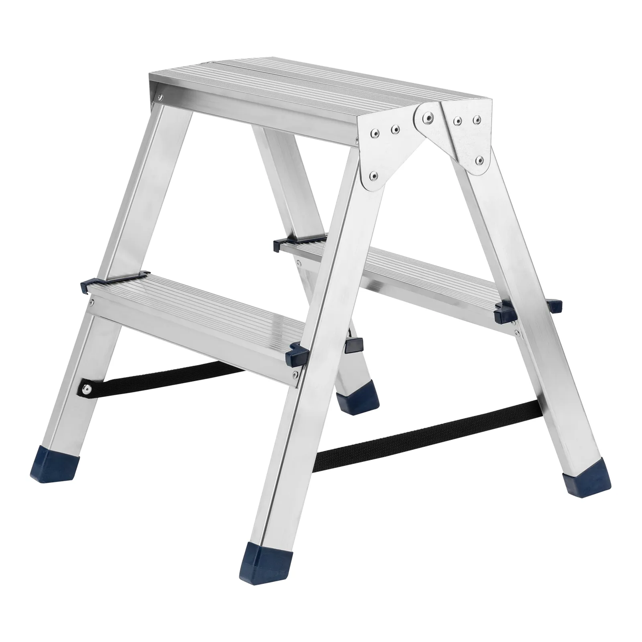 Стремянка алюминиевая 2 ступени двусторонняя, Россия, Сибртех - фото 1 - id-p98273382