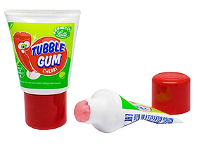 Жев.резинка Tubble Gum Cherry 35 гр (36 шт в упак) / Франция
