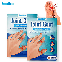Пластыри от боли в суставах и подагры Sumifun, Joint Gout Pain Relief Patch (36 шт.)