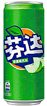 Газ. напиток Fanta Яблоко 330 ml (высокая банка) Китай  (24 шт-упак)