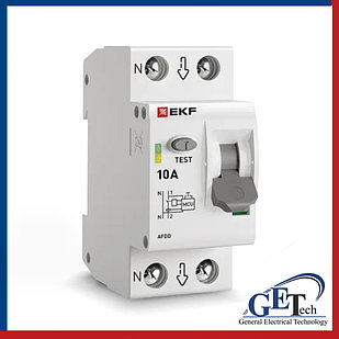 Устройство защиты от дугового пробоя (УЗДП) 1P+N 10А, 16А, 20А, 25А, 32А, 40А, 50А, 63А EKF PROxima