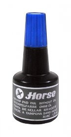 Штемпельная краска, Horse, синяя