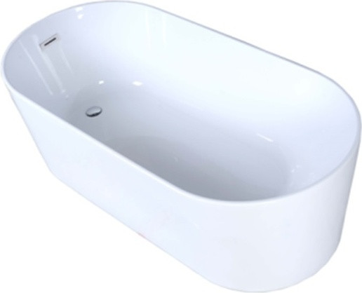 HD8621 Ванна акриловая отдельностоящая с переливом и дренажом 1695*805*570