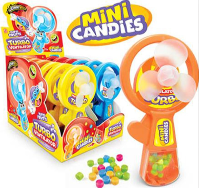 Драже сахарное  игрушкой вентилятор Турбо 5 гр / JohnyBee