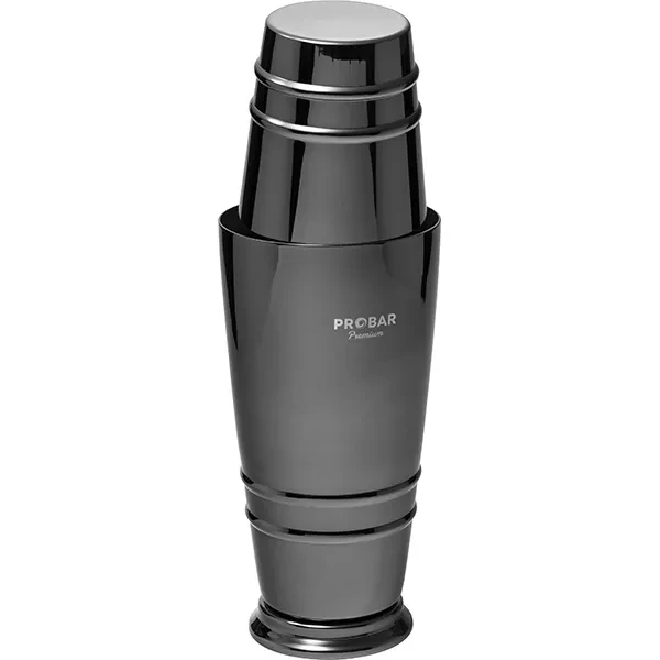Шейкер американский «Пробар Премиум Оникс» сталь нерж. 0,84л D=90,H=178мм черный, фото 1