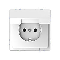 Розетка мех-м MERTEN MTN2310-6035 D-Life 16А с крышкой белый лотос