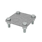 Соединитель полоса-полоса 80х80 мм DKC NG3105 горячеоцинкованная сталь