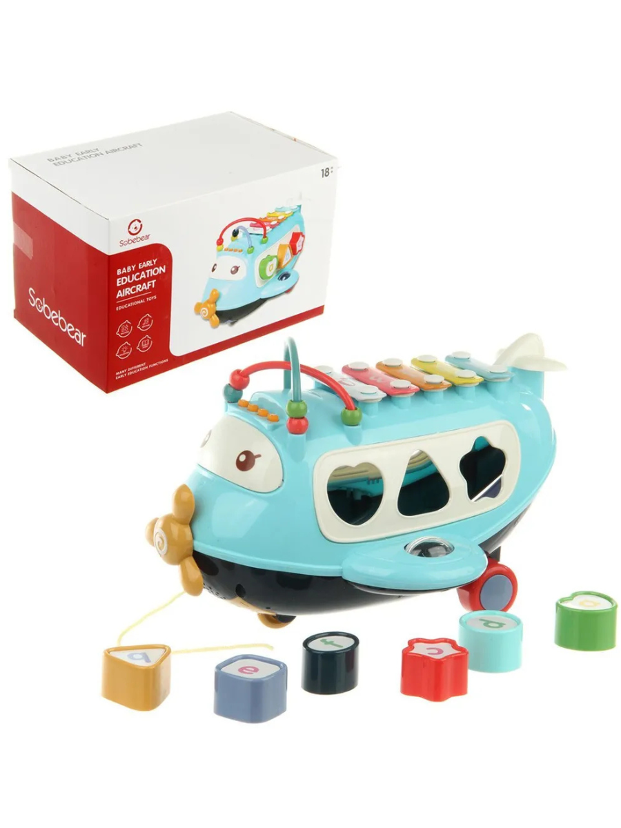 Развивающий сортер "Самолет" Sobear, фото 1