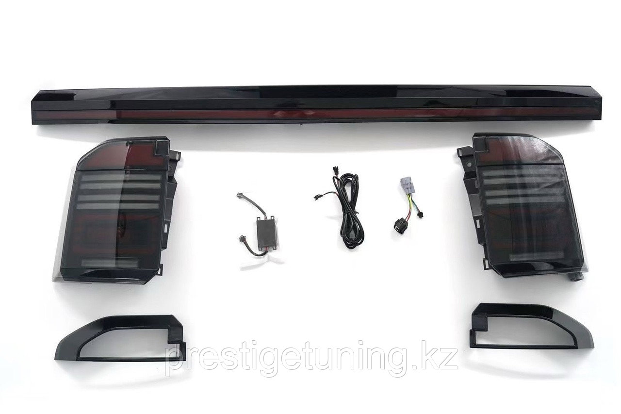 Задние фонари на Land Cruiser Prado 250 2023-по н.в дизайн LX600 (Дымчатый цвет)