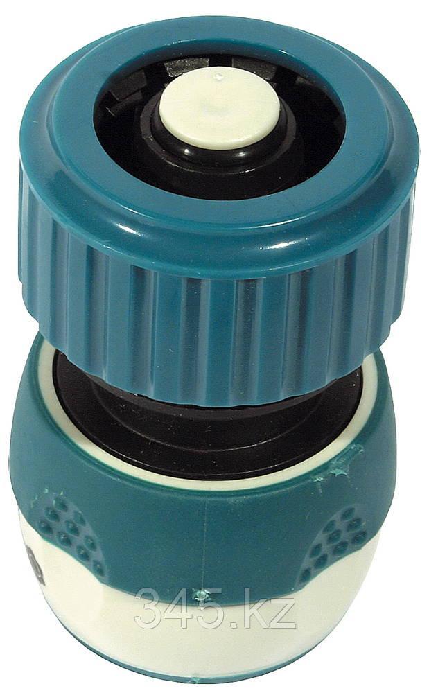 RACO COMFORT-PLUS, 3/4″, из ABS-пластика с TPR, с автостопом, для шланга, быстросъемный соединитель