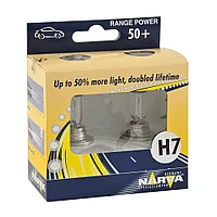 Лампы галогенные NARVA RANGE POWER +50% 12V H7
