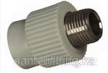 ППР серый заглушка 3/4 н.р сантехмонтаж, фото 1