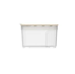 Емкость для сыпучих продуктов 1 л Слоновая кость АП 733, фото 2