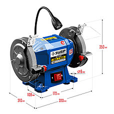 ЗУБР d 150, 300 Вт, заточной станок, Профессионал (ПСТ-150), фото 2