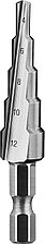 ЗУБР 4-12 мм, 5 ступеней, сталь Р6М5, ступенчатое сверло, Профессионал (29670-4-12-5), фото 3