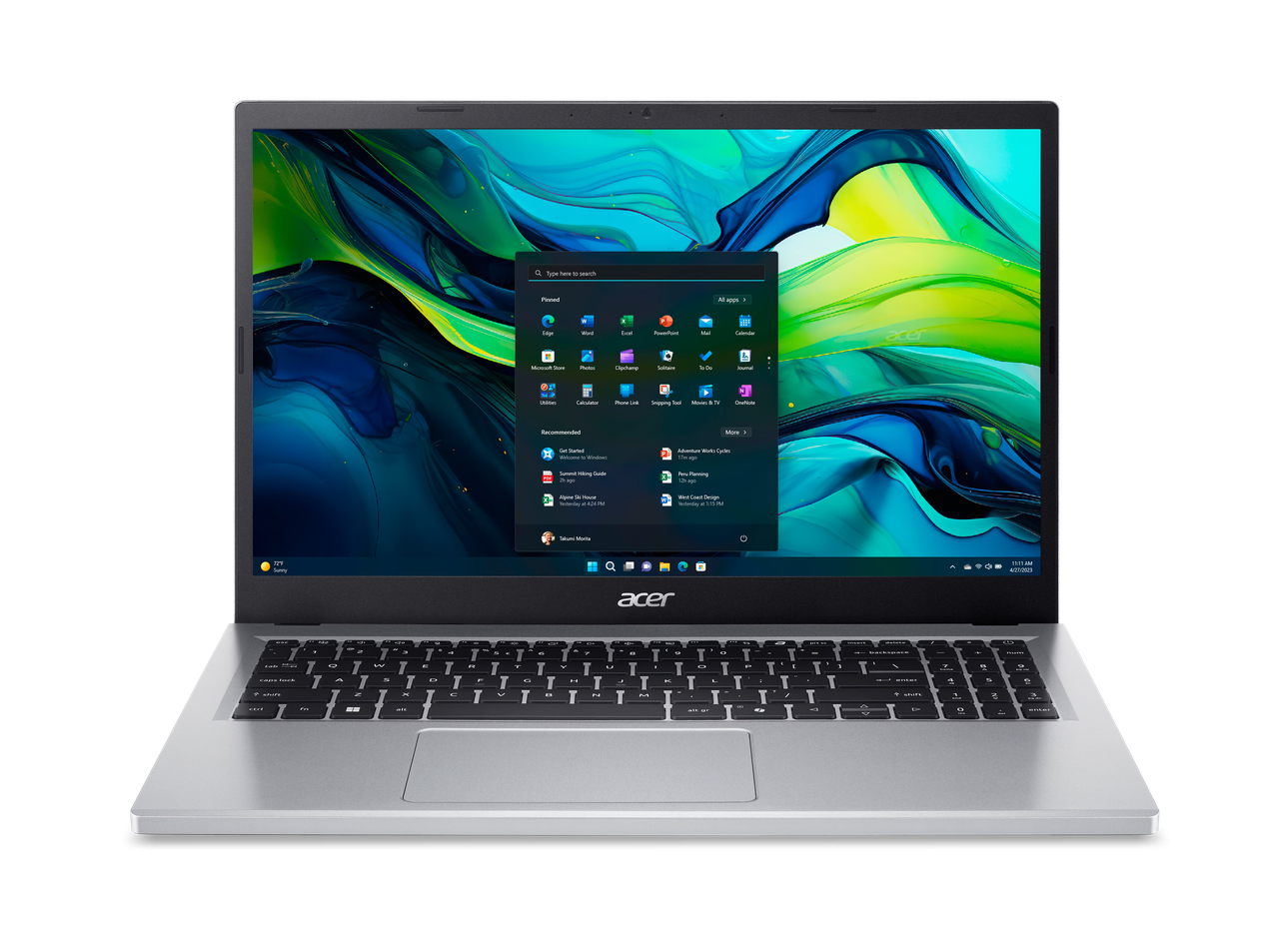 Ноутбук Acer Aspire Go 15 AG15-31P 15.6" Core i3-N305/8Gb/512Gb SSD/Win11Home (NX.KRPER.002)