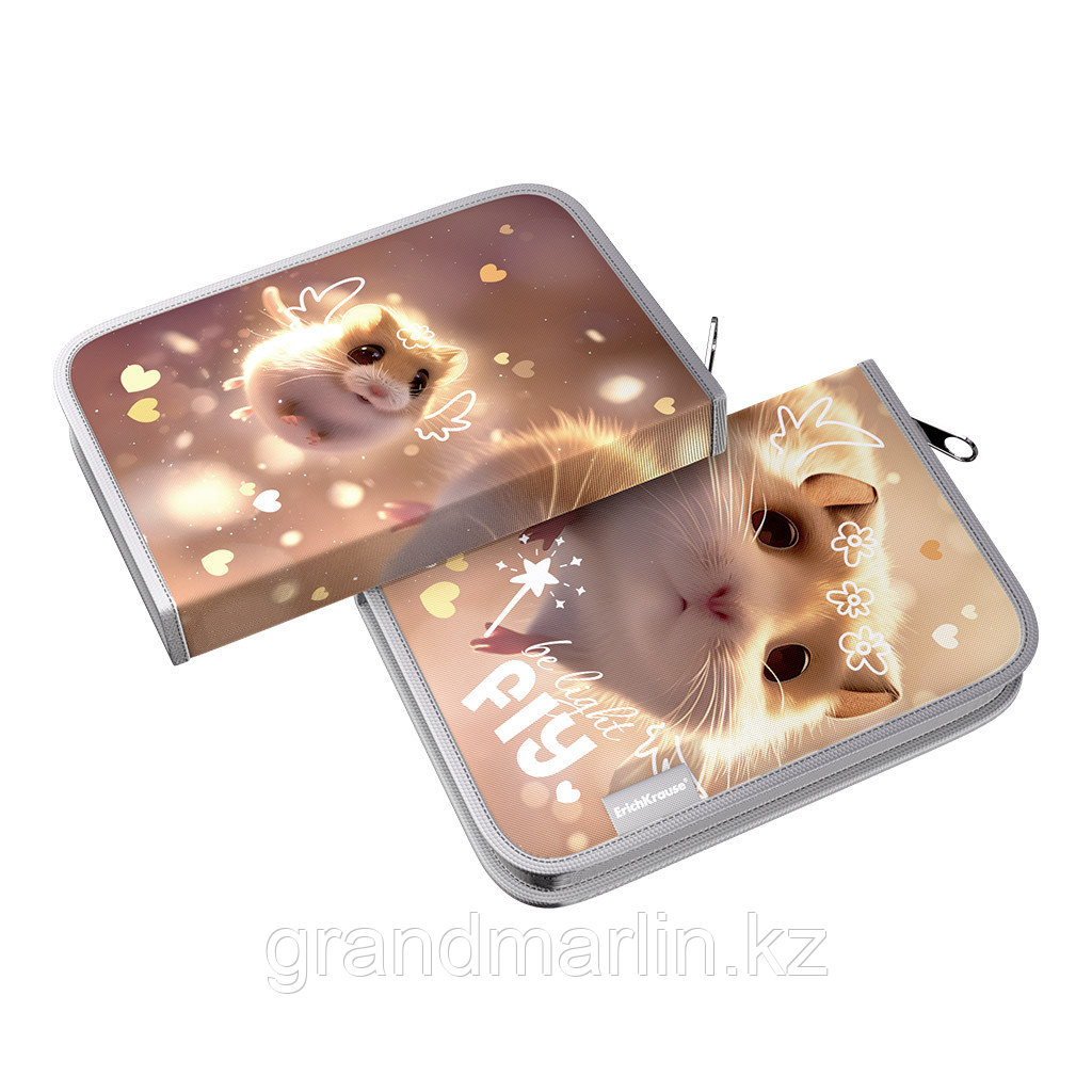 Пенал-книжка без наполнения ErichKrause 135x205x30мм Fluffy