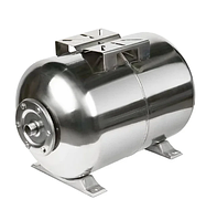 Бак гидроаккумулятор горизонтальный (нержавеющая сталь) 50 л. SHIMGE